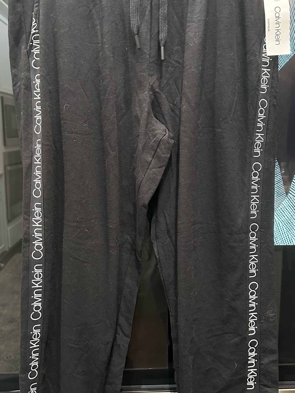 NWT CALVIN KLEIN Black Men’s Lounge Pants Size XL   MSRP $40